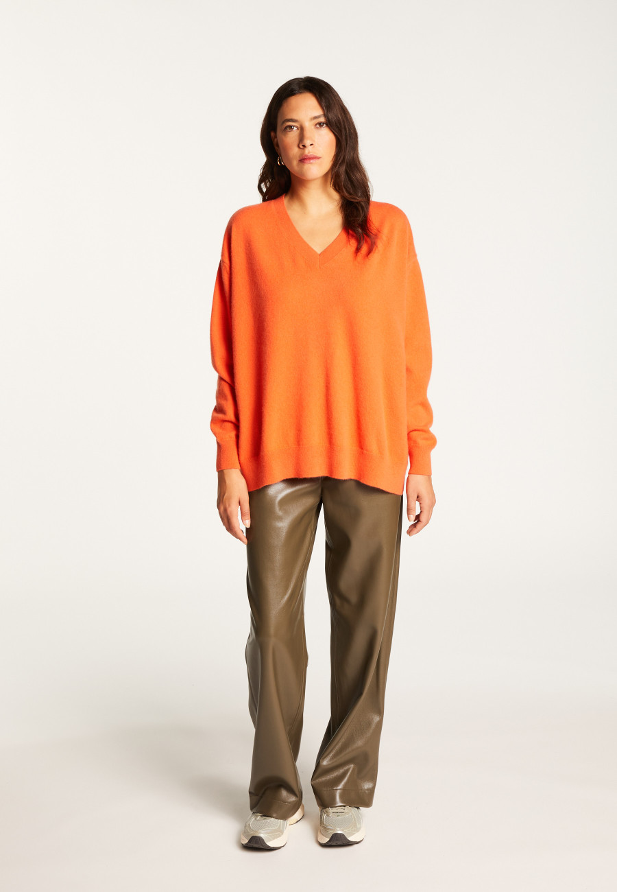 Pull ample à fentes en cachemire - Alienor