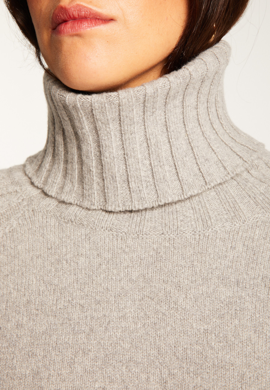 Suéter de cashmere com gola alta - Vilma