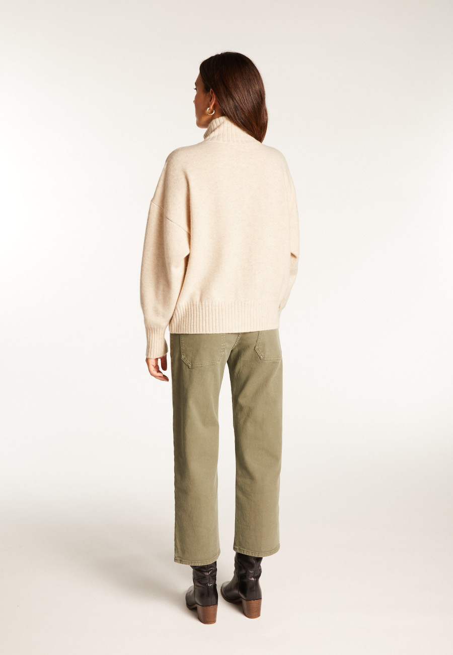 Cardigan de cashmere com zíper - Agnes Duo