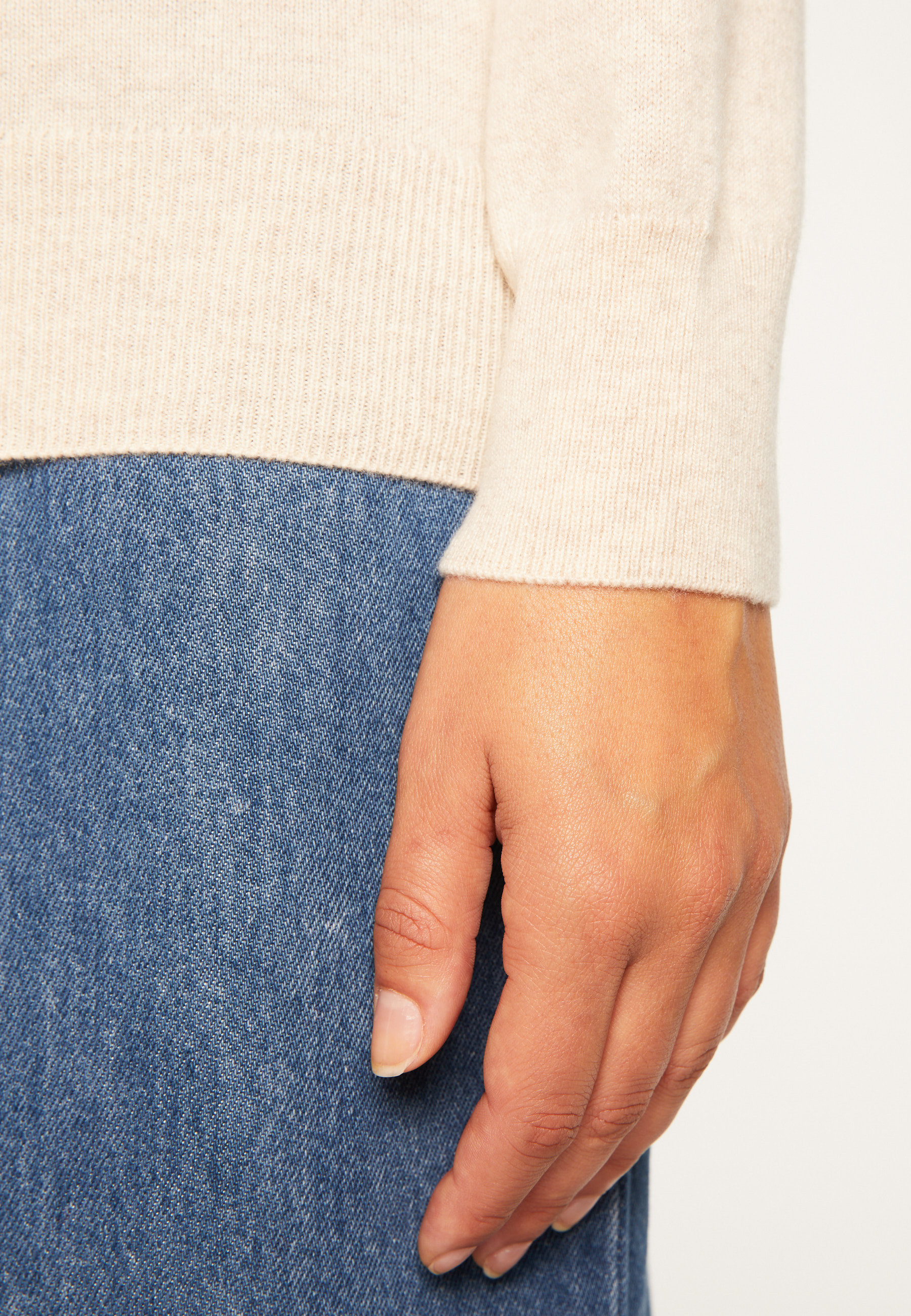 Pull col V en cachemire - Abel