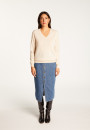 V-neck cashmere sweater - Abel