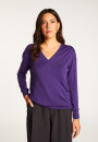 V-neck merino wool sweater - Arya