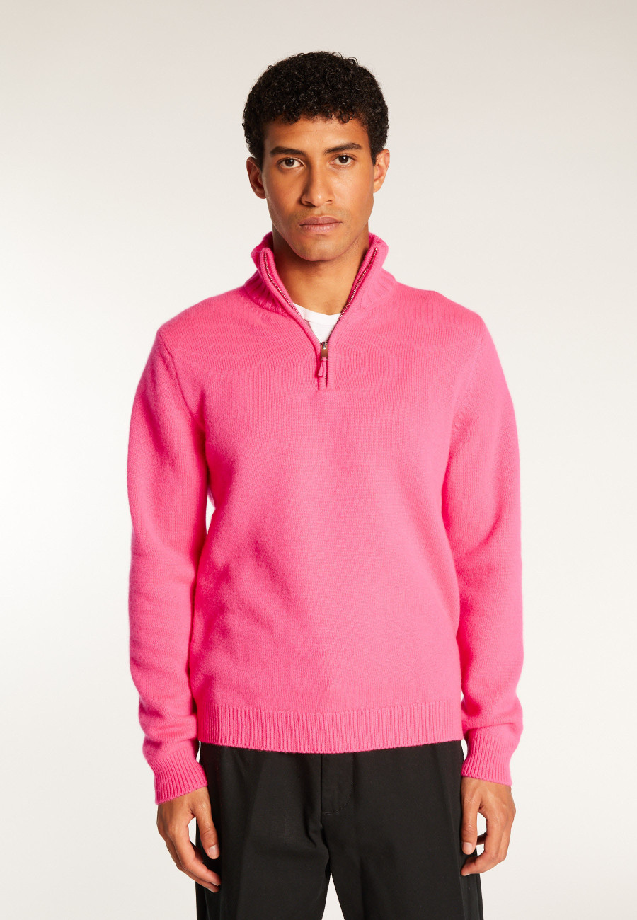 6-ply cashmere trucker sweater - Emiliano duo