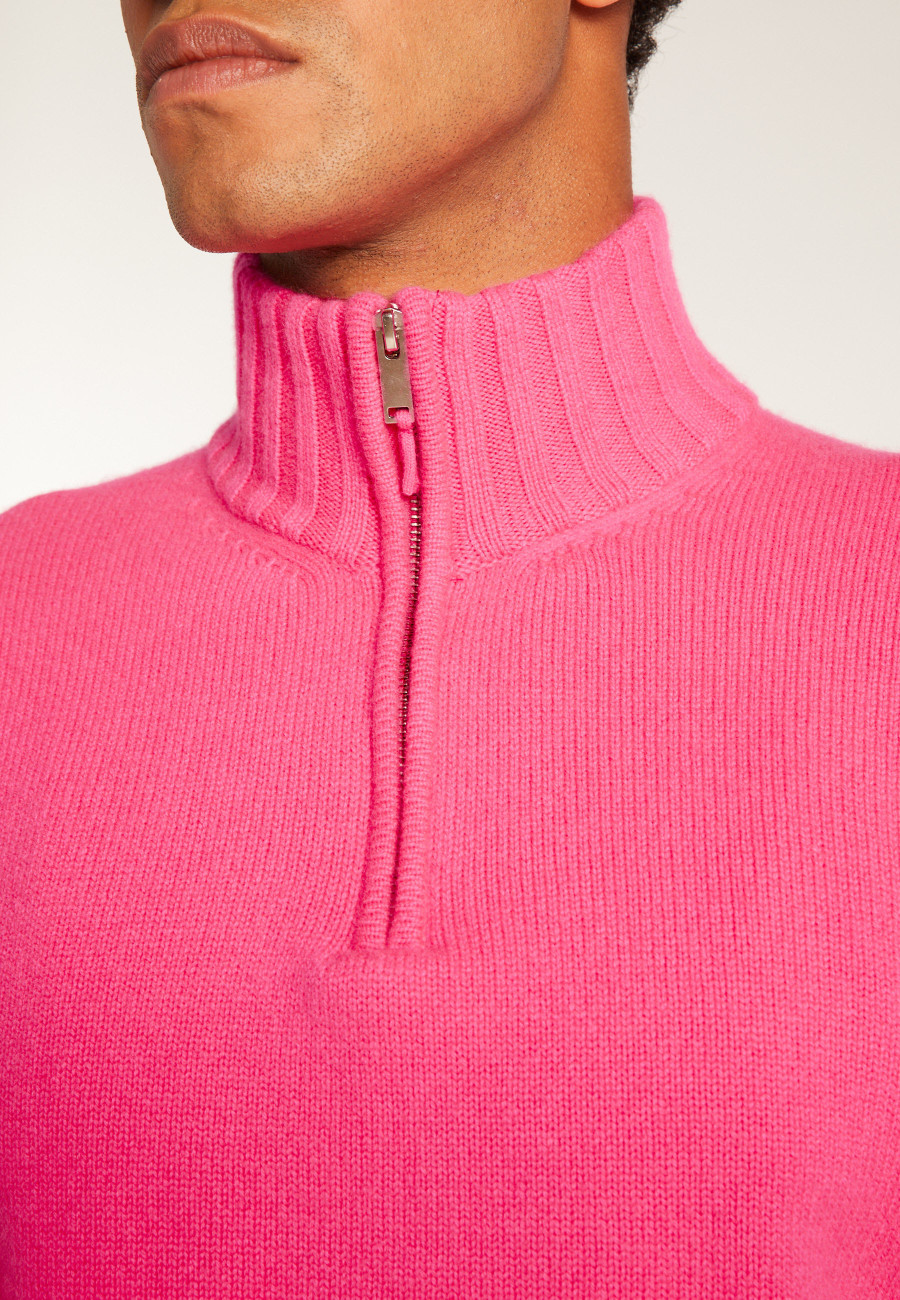 Suéter trucker de cashmere com 6 fios - Emiliano Duo