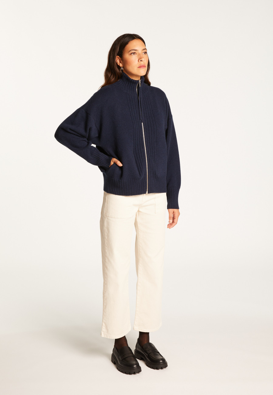 Zipped cashmere vest - Agnes duo