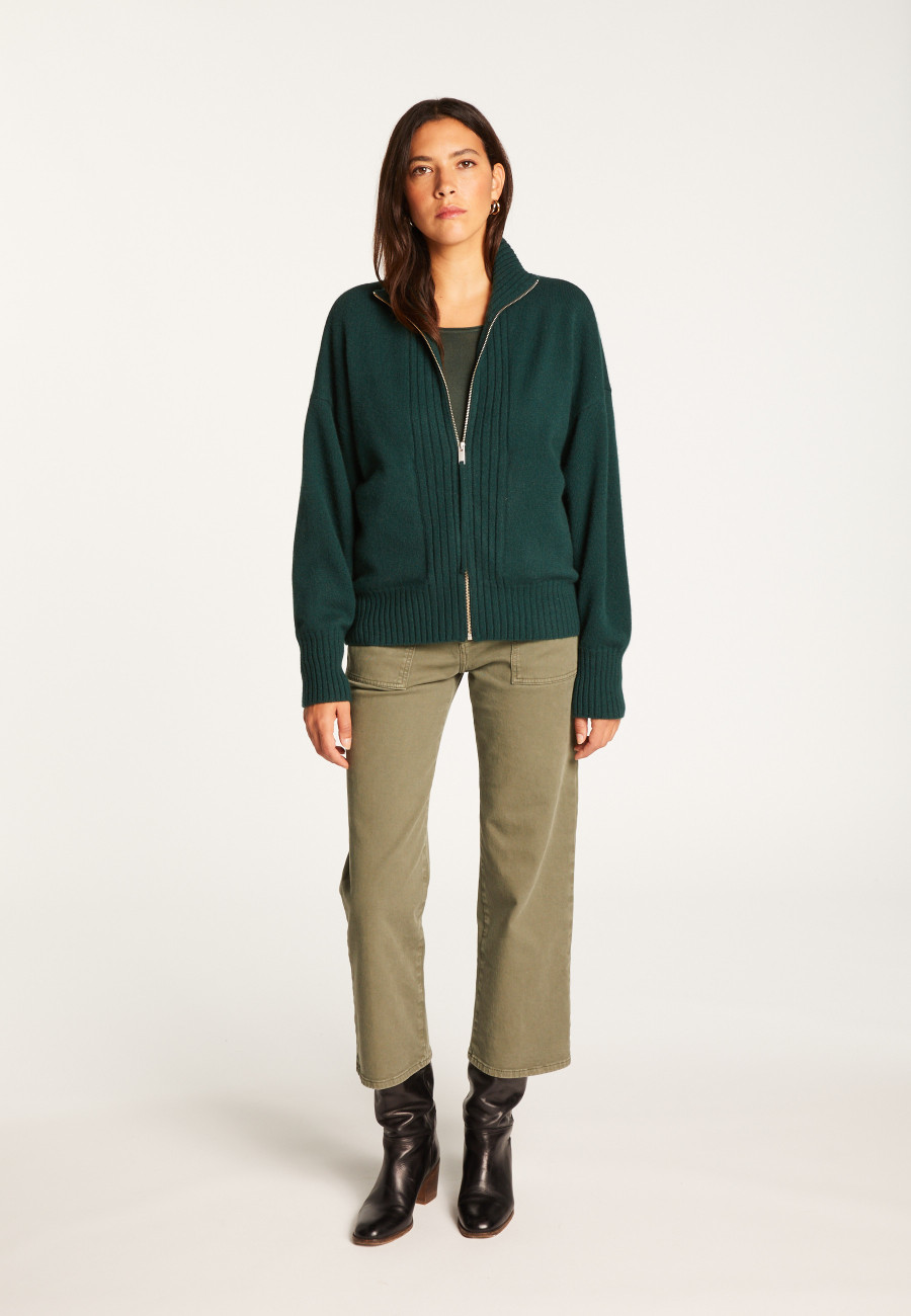 Gilet zippé en cachemire - Agnes duo