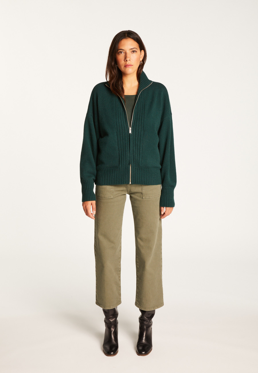 Gilet zippé en cachemire - Agnes duo