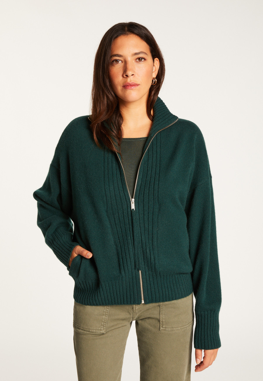 Zipped cashmere vest - Agnes duo