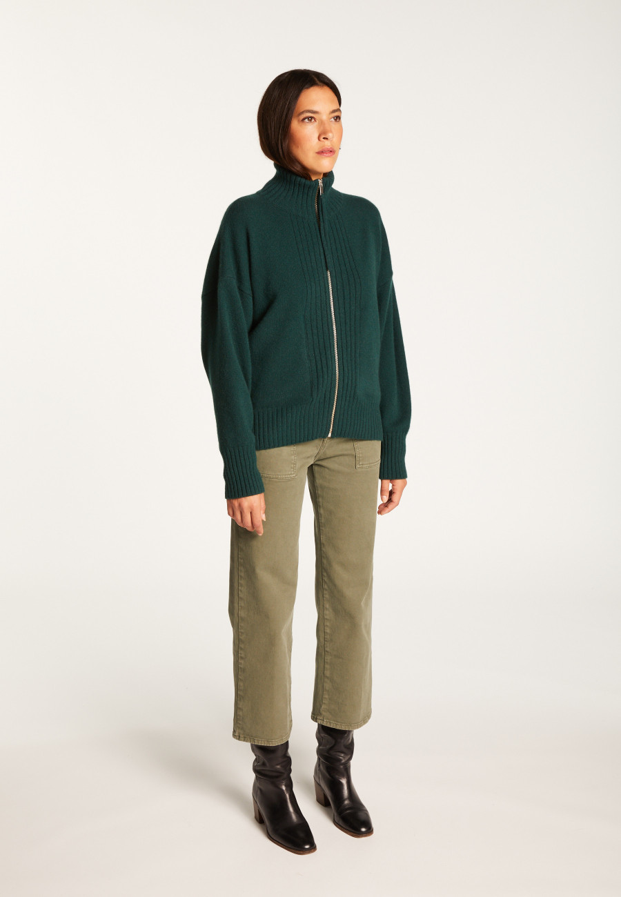 Gilet zippé en cachemire - Agnes duo