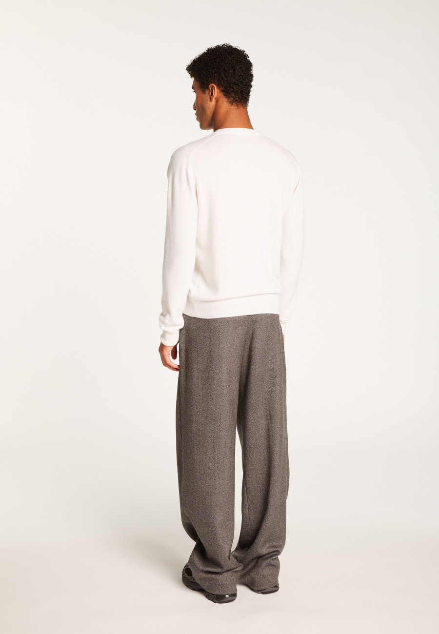 Suéter de cashmere com decote em V - Evann