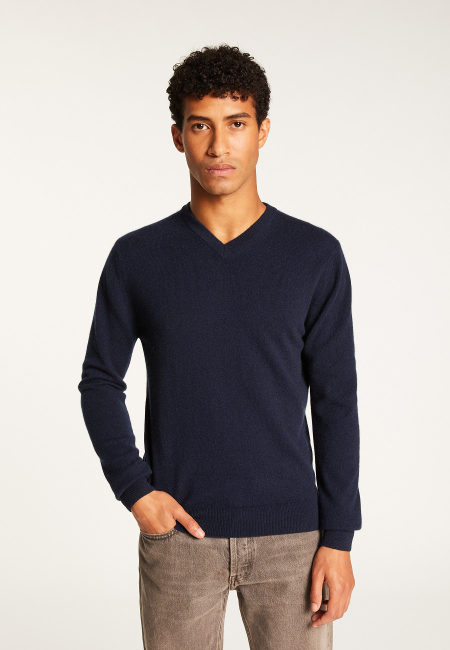 Cashmere V-Neck Sweater - Evann