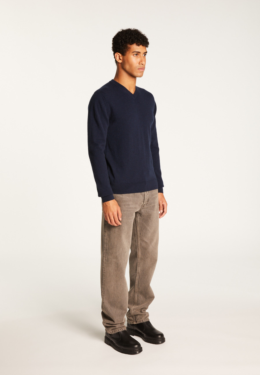 Cashmere V-Neck Sweater - Evann