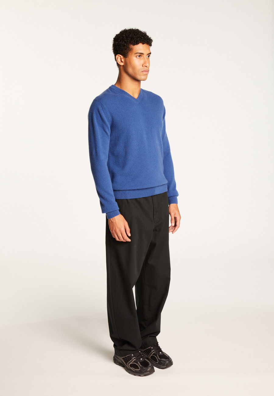 Cashmere V-Neck Sweater - Evann
