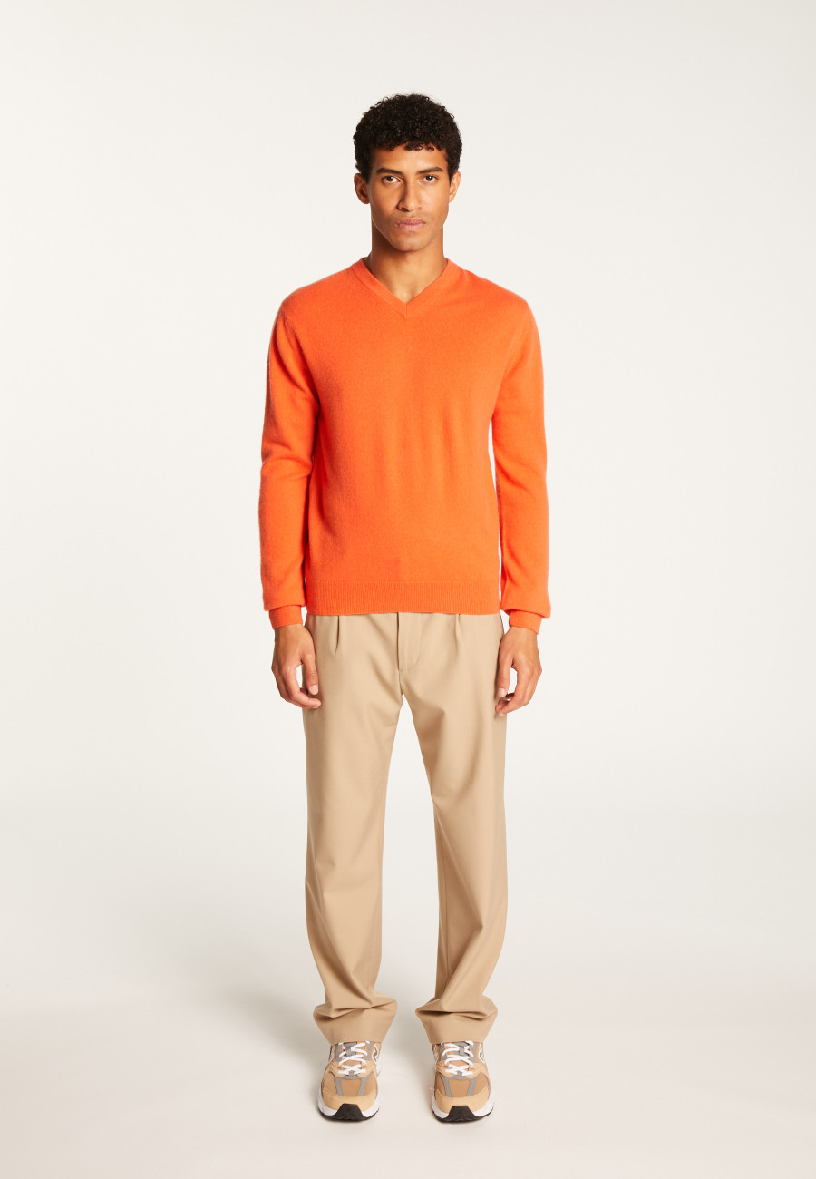 Cashmere V-Neck Sweater - Evann