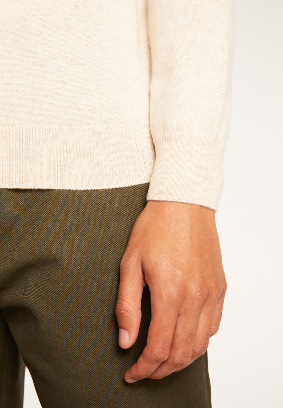 Cashmere V-Neck Sweater - Evann