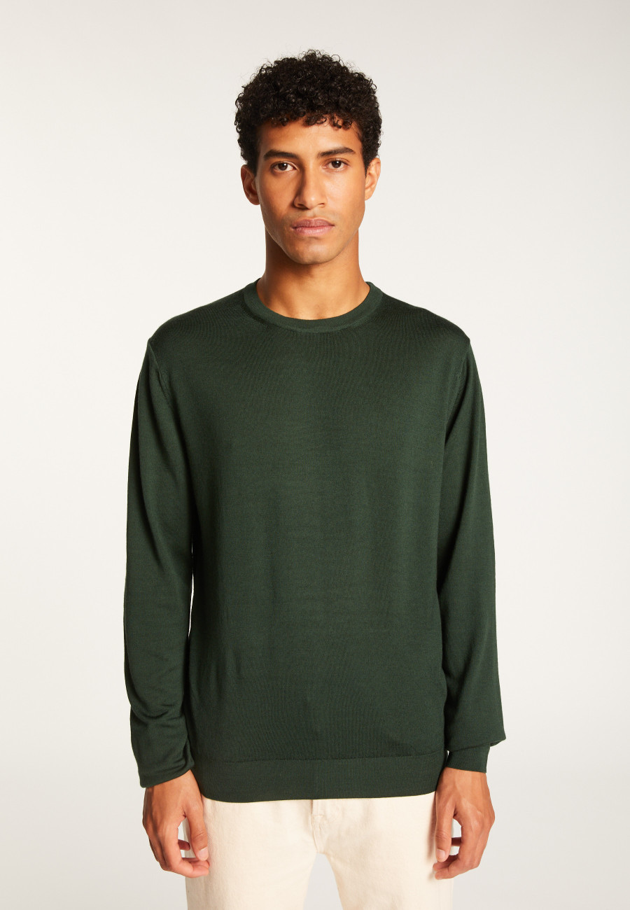 Merino Wool Crewneck Sweater - Eddie