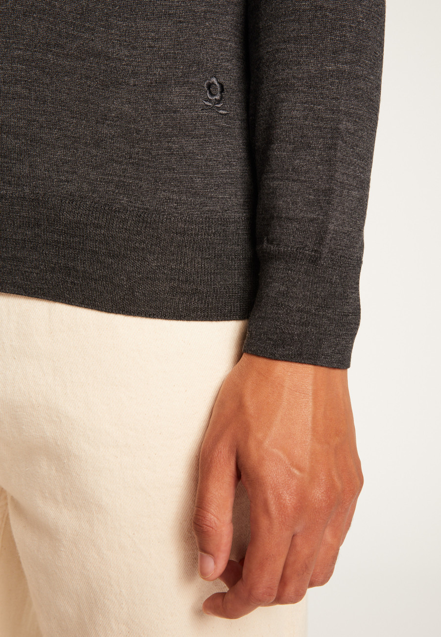 Merino Wool Crewneck Sweater - Eddie