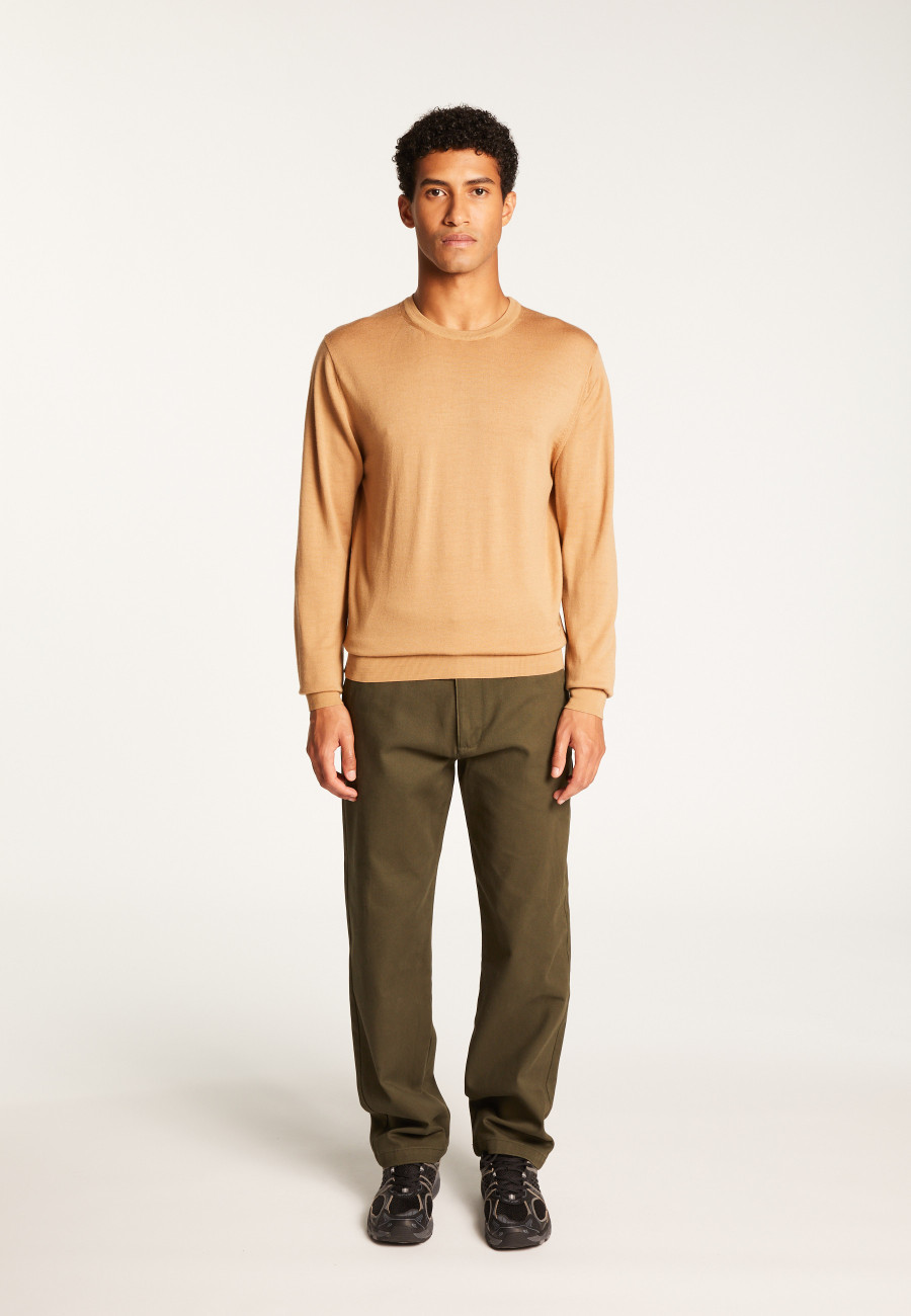 Merino Wool Crewneck Sweater - Eddie
