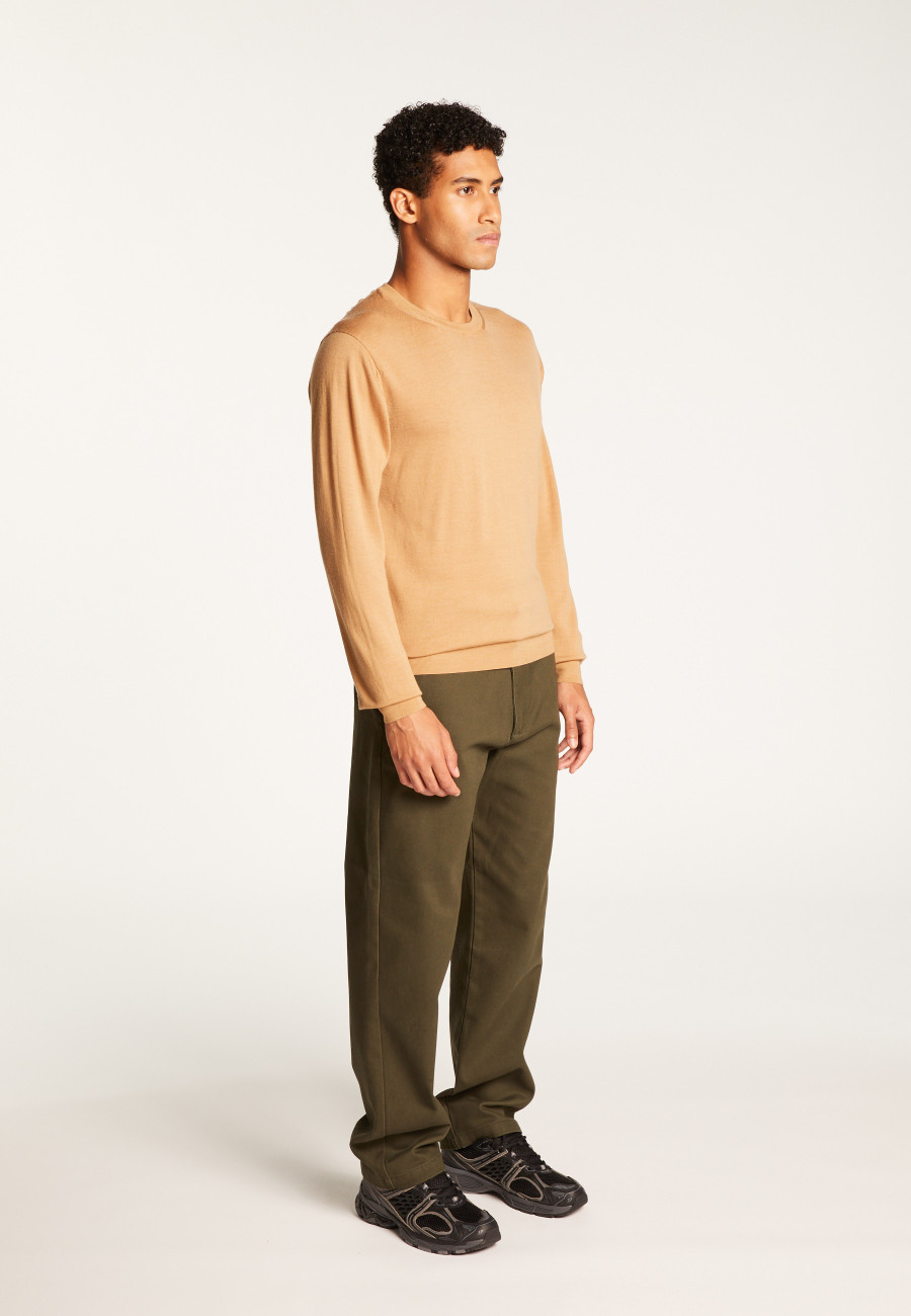 Merino Wool Crewneck Sweater - Eddie