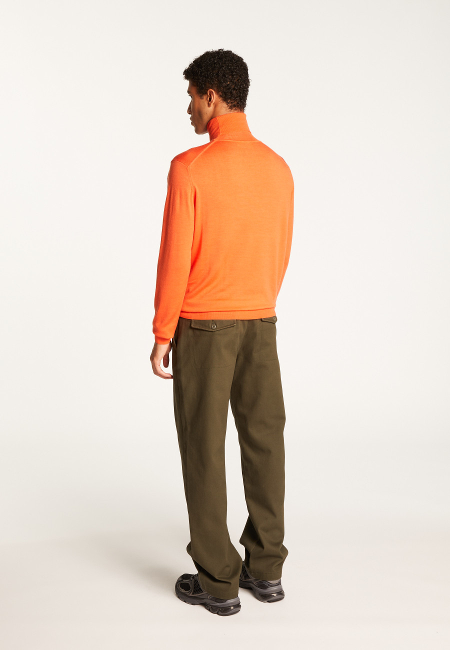 Merino Wool Turtleneck Sweater - Enzo