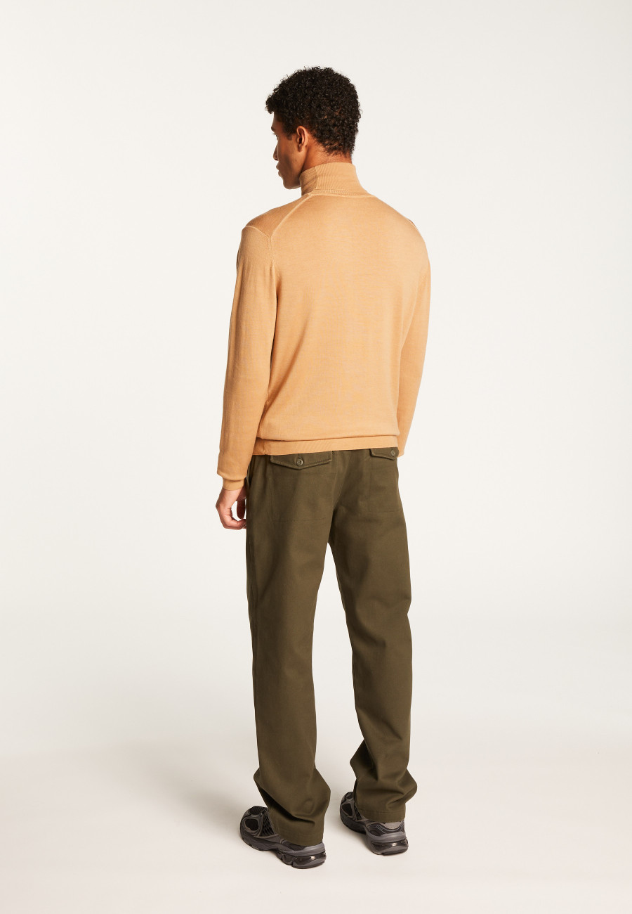 Merino Wool Turtleneck Sweater - Enzo