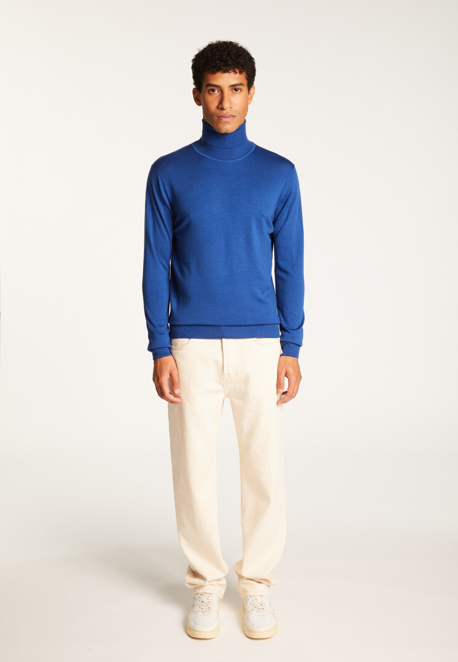 Merino Wool Turtleneck Sweater - Enzo