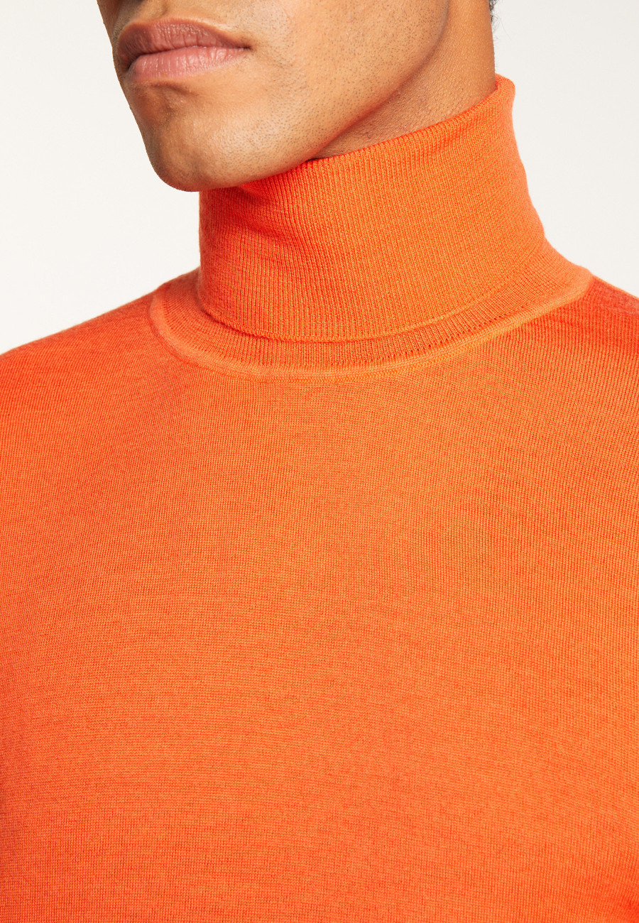 Merino Wool Turtleneck Sweater - Enzo