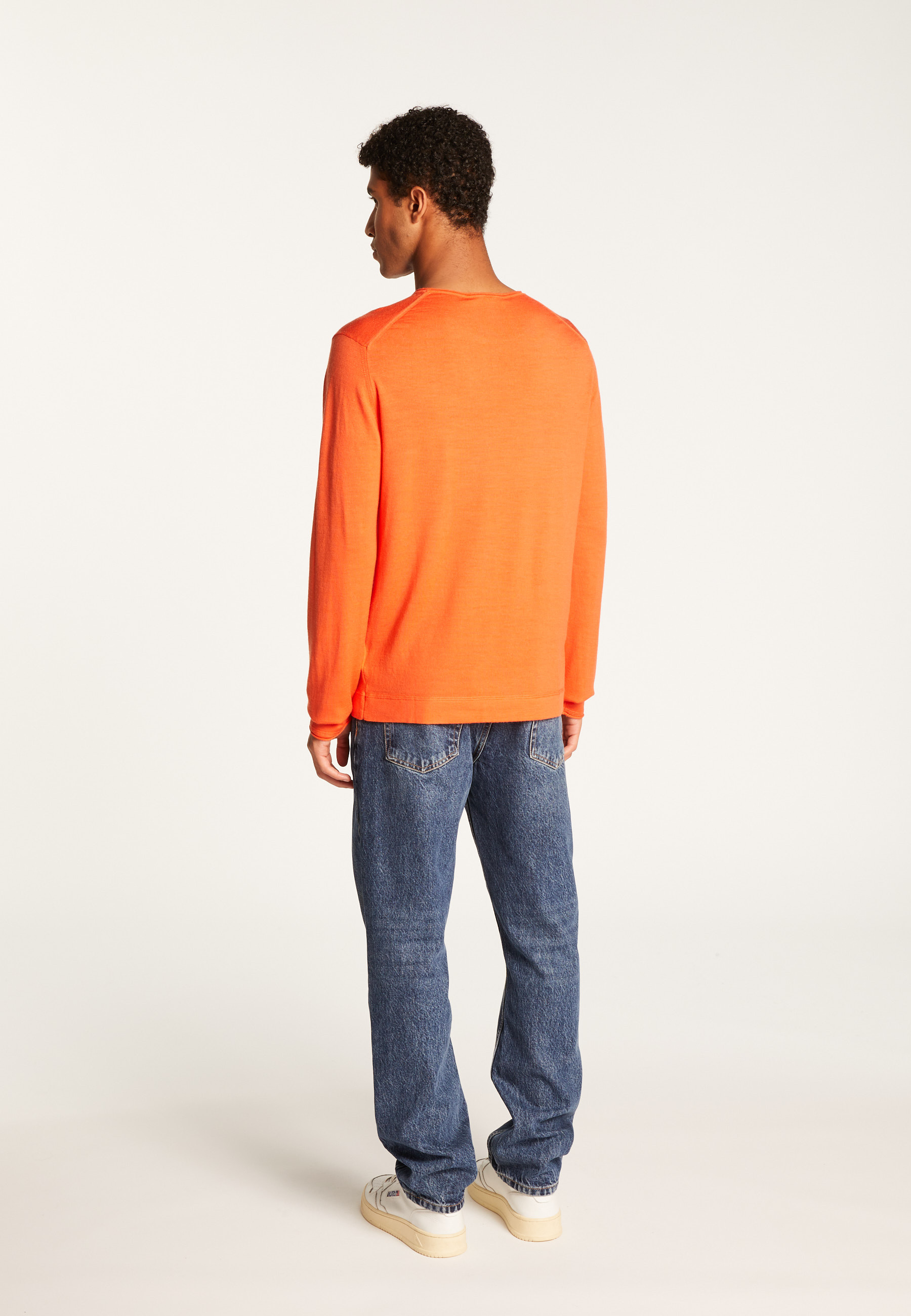 Pull col rond en laine mérinos  - Erin