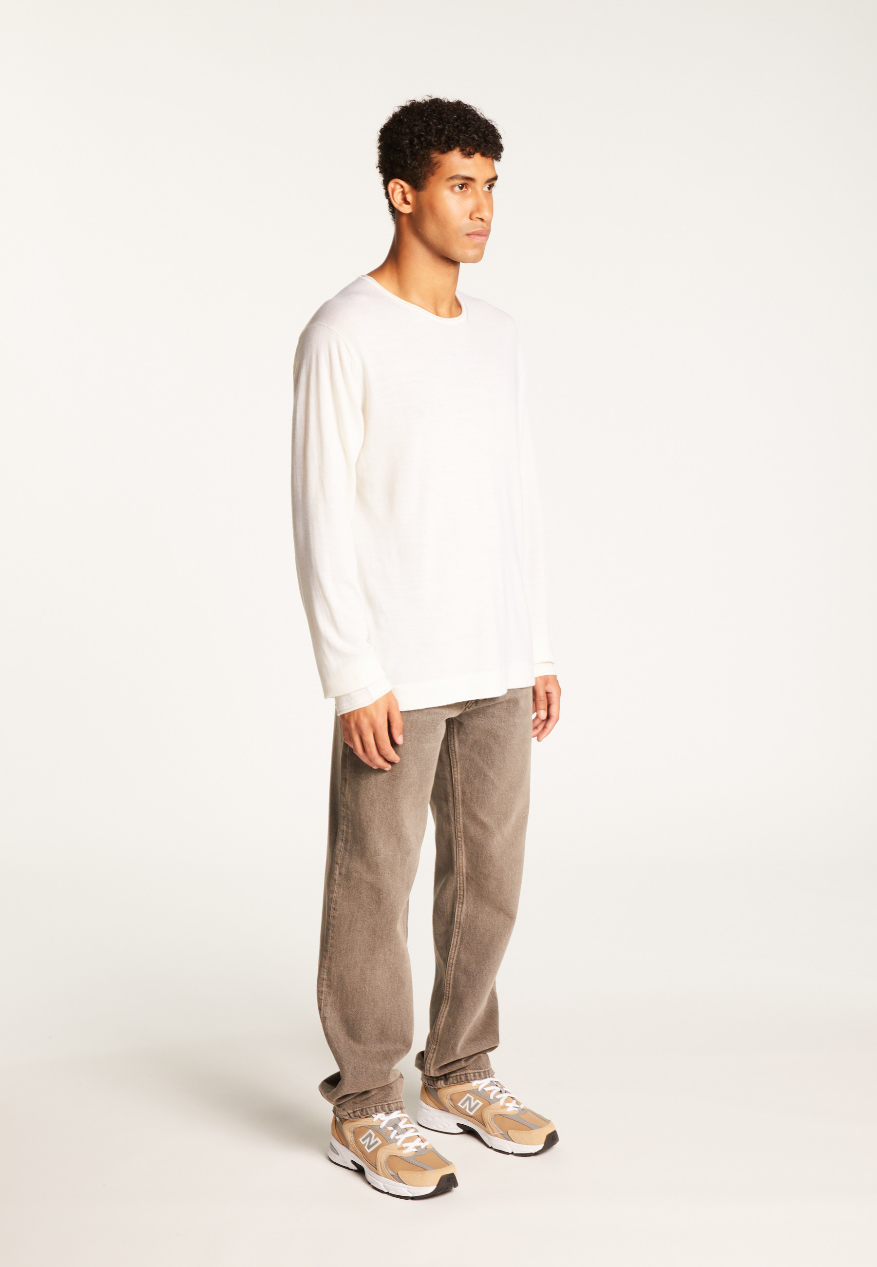 Pull col rond en laine mérinos  - Erin