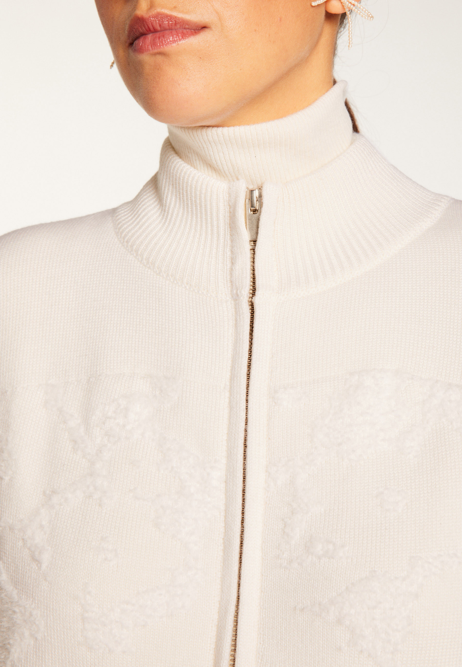 Veste zippé sans manches en laine - Ruth