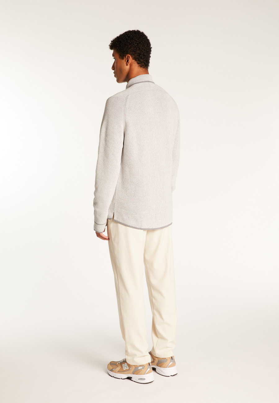 Sobrecamisa unissex de lã e veludo - Timeo