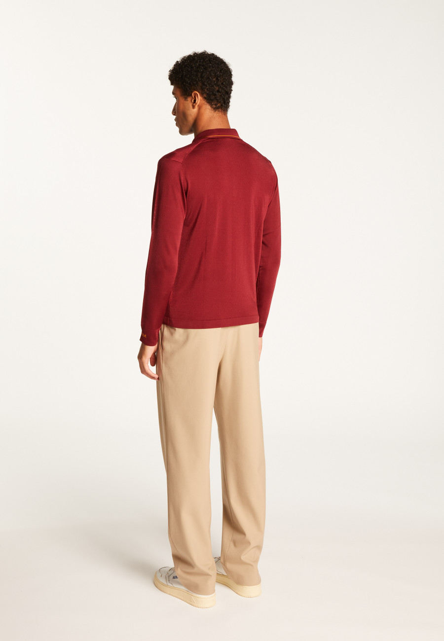 Polo Fil Lumière motifs géométriques - Sten