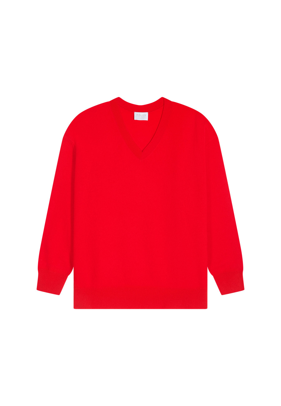 Pull ample à fentes en cachemire - Alienor