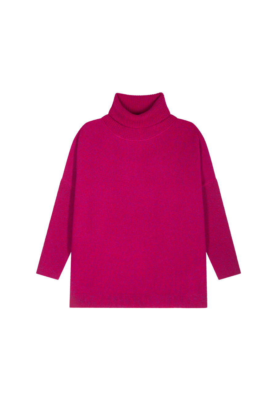 Wool and cashmere turtleneck sweater - Clara