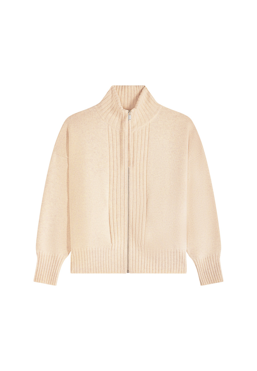 Zipped cashmere vest - Agnes duo