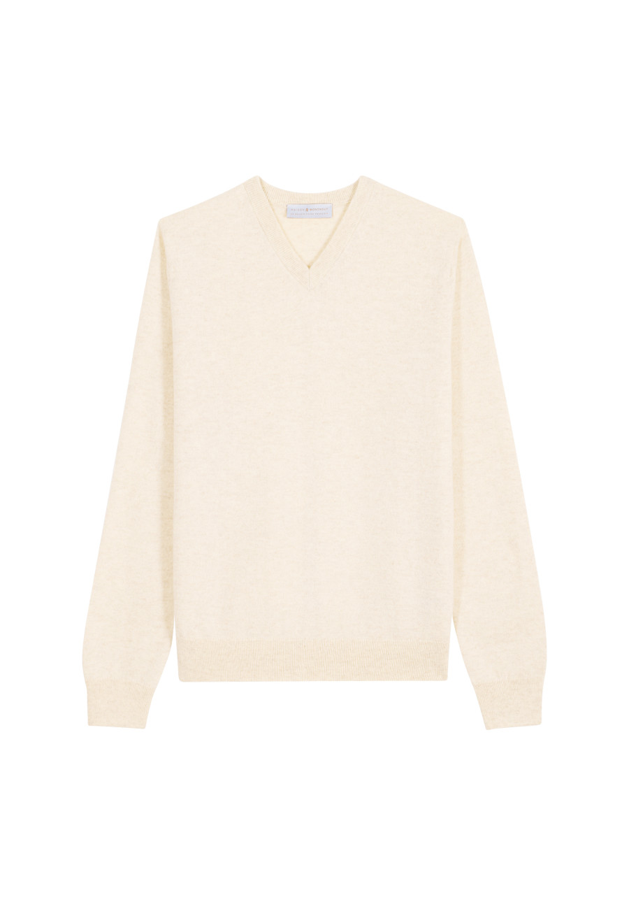Cashmere V-Neck Sweater - Evann