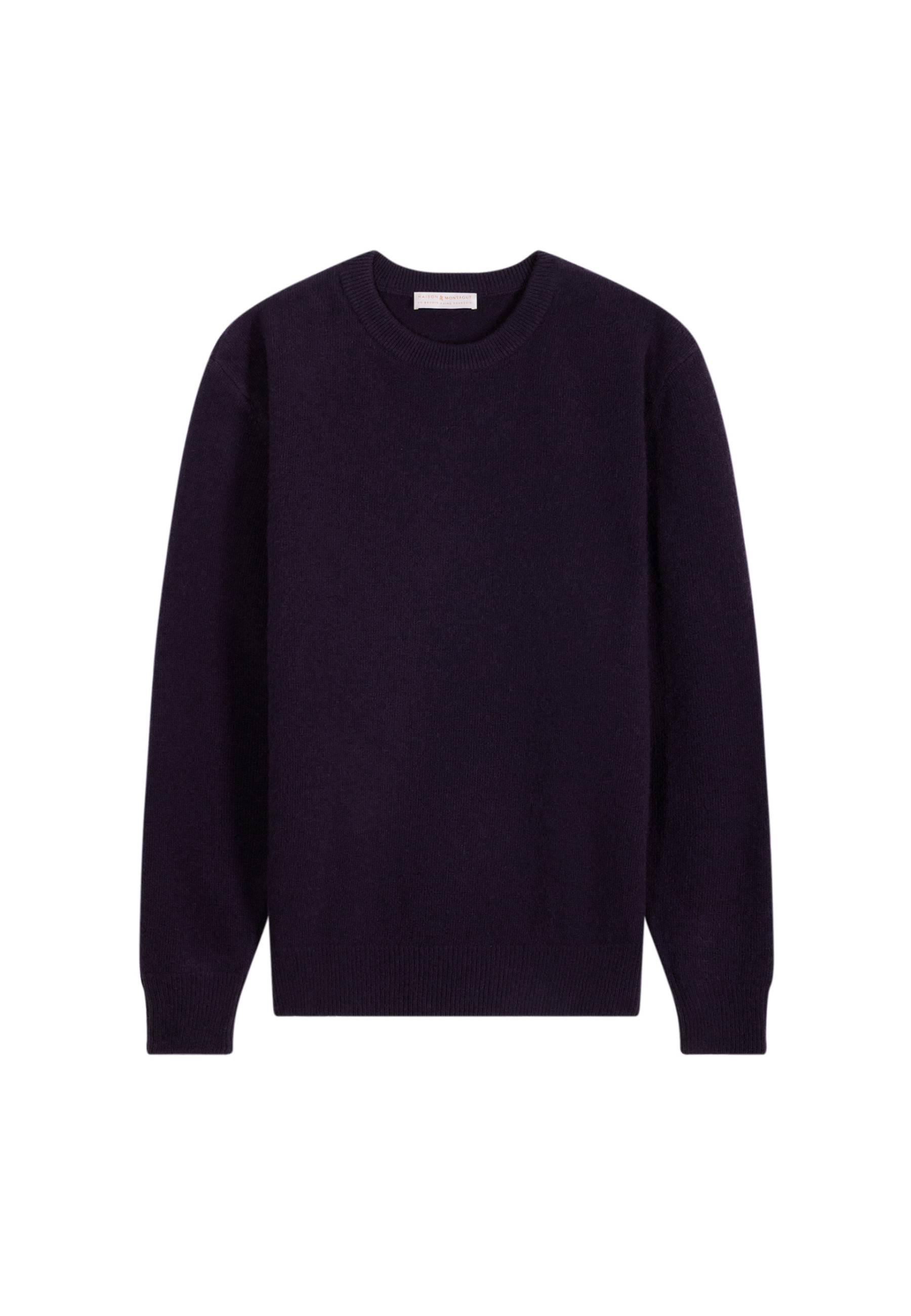 Pull col rond en laine mérinos  - Thomas