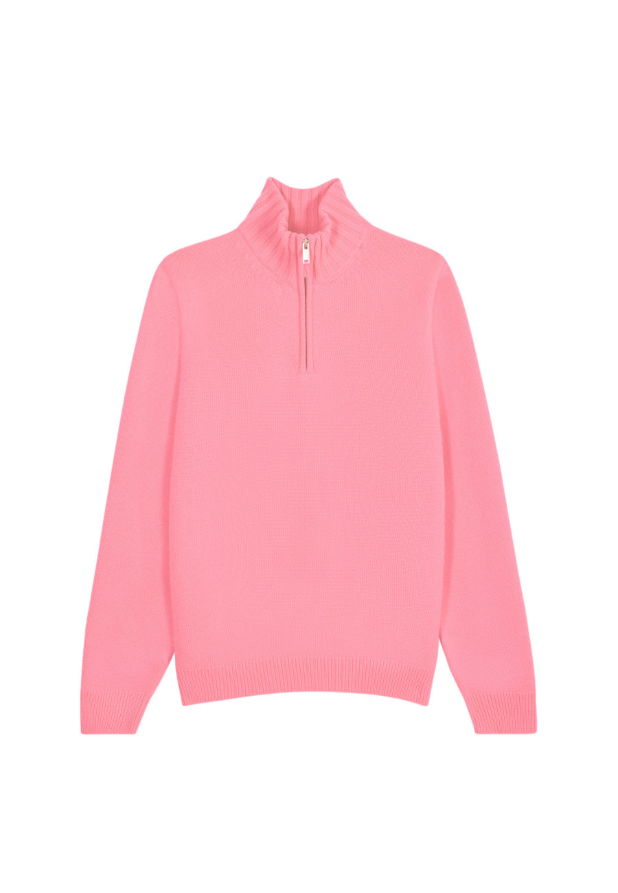 6-ply cashmere trucker sweater - Emiliano duo