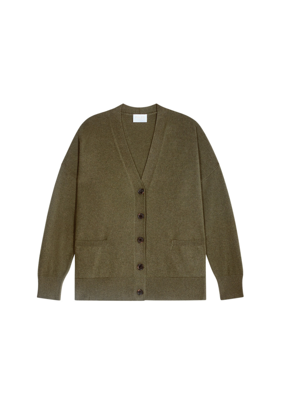 Cardigan de cashmere com botões - Ariel