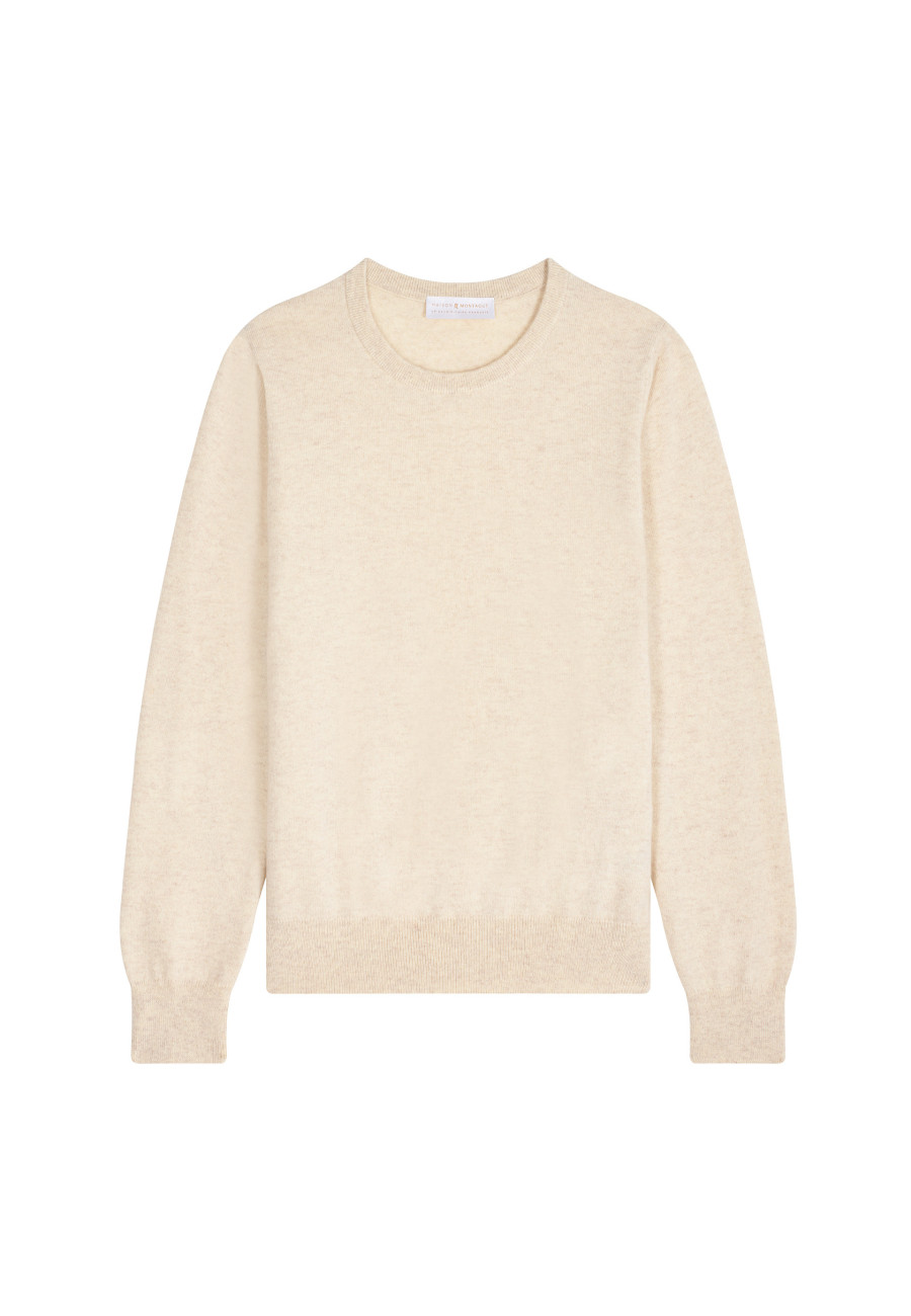 Suéter de cashmere com gola redonda - Abeline