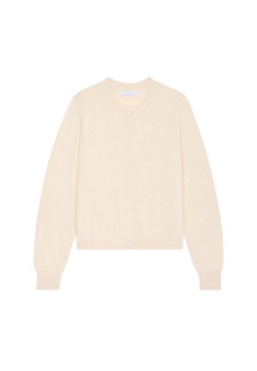 Buttoned cashmere cardigan - Aura