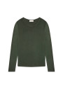 T-shirt col rond en fibre de bambou cachemire - Aemilia 8650