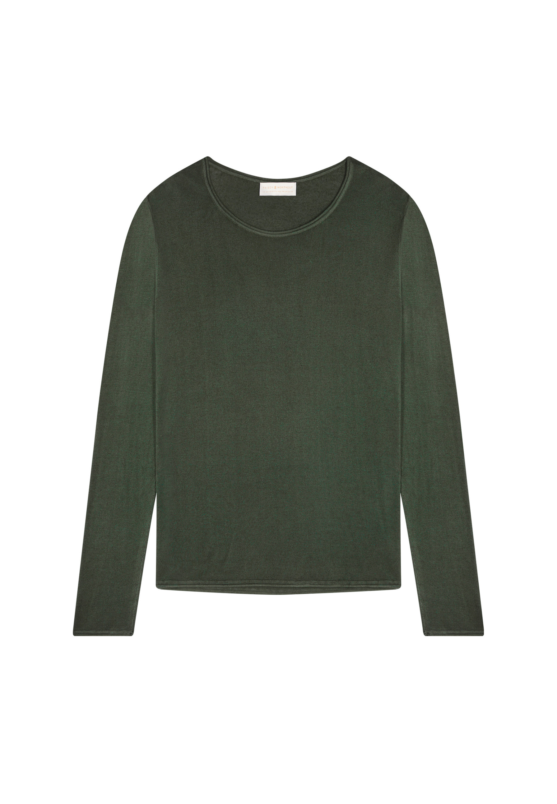 Round neck T-shirt in bamboo cashmere fiber - Aemilia