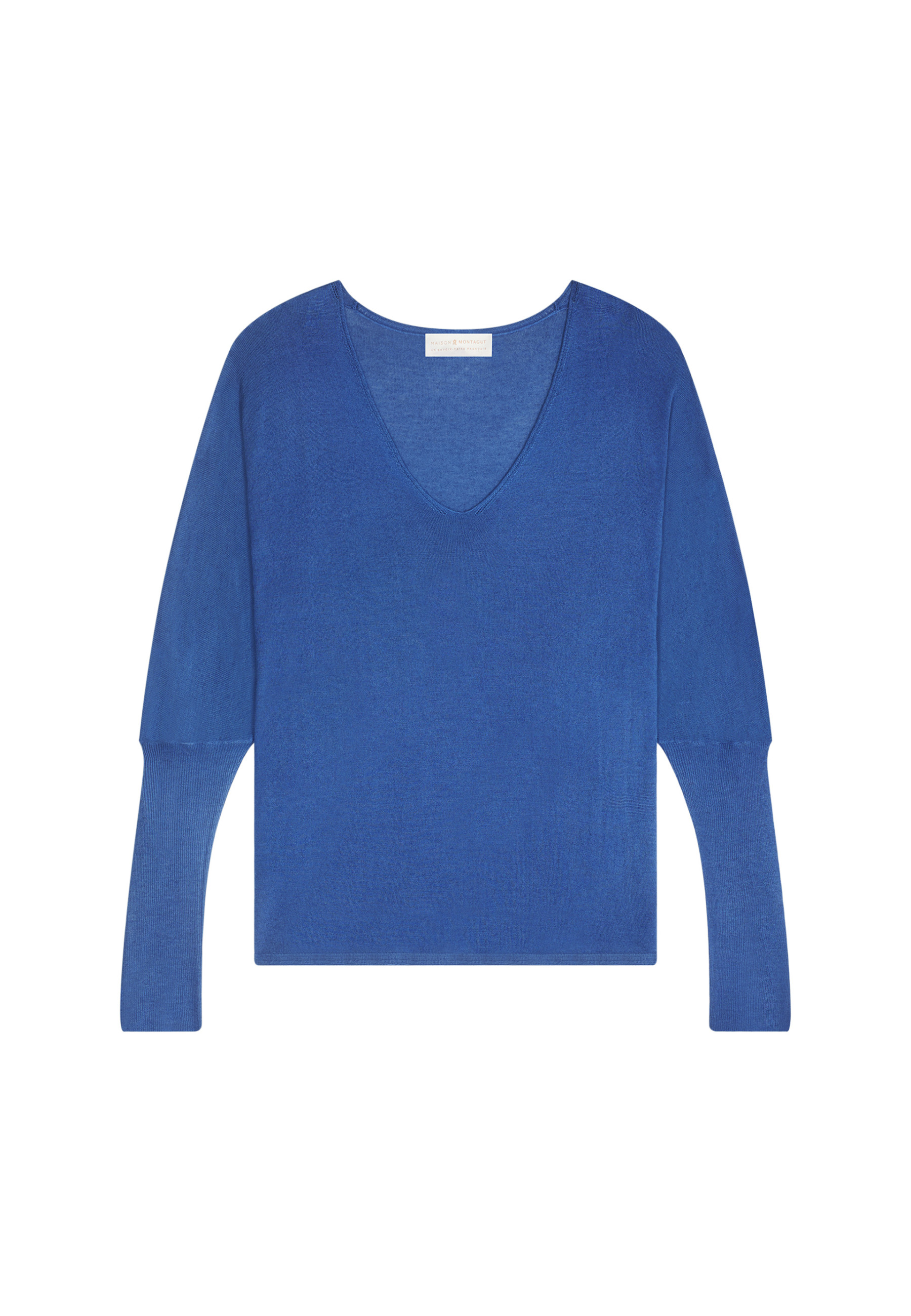 T-shirt col V oversize en fibre de bambou cachemire - Rica