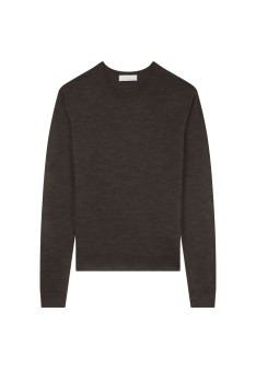 Pull col rond en laine mérinos - Eddie