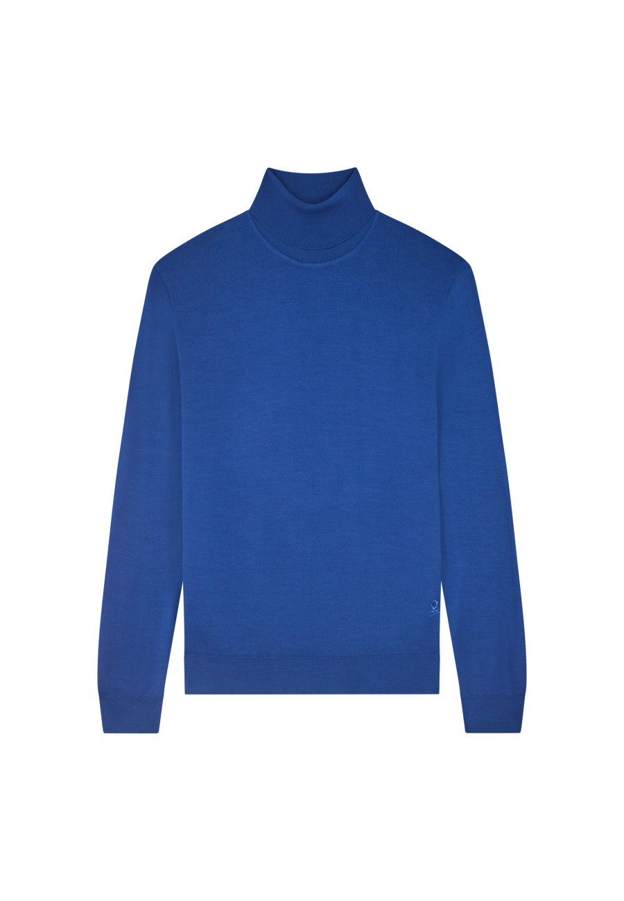 Merino Wool Turtleneck Sweater - Enzo