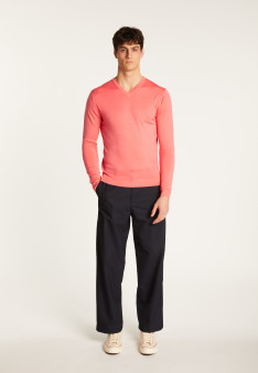 Long-sleeved merino wool sweater - Elmo