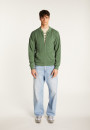 Wool Blend Zip Up Jacket - Madison