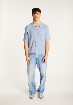 Chemise en coton - Marin