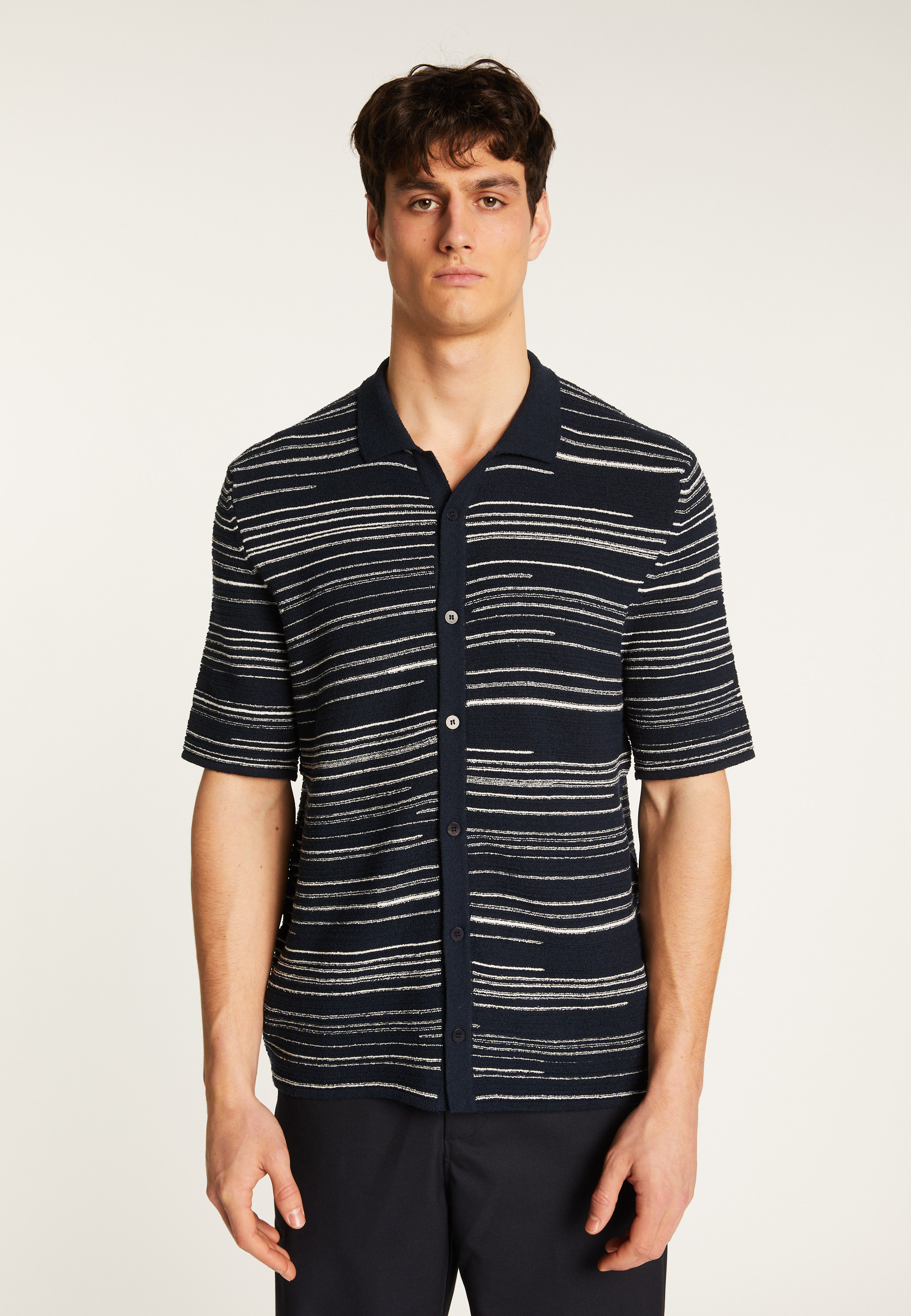 Cotton shirt - Marino